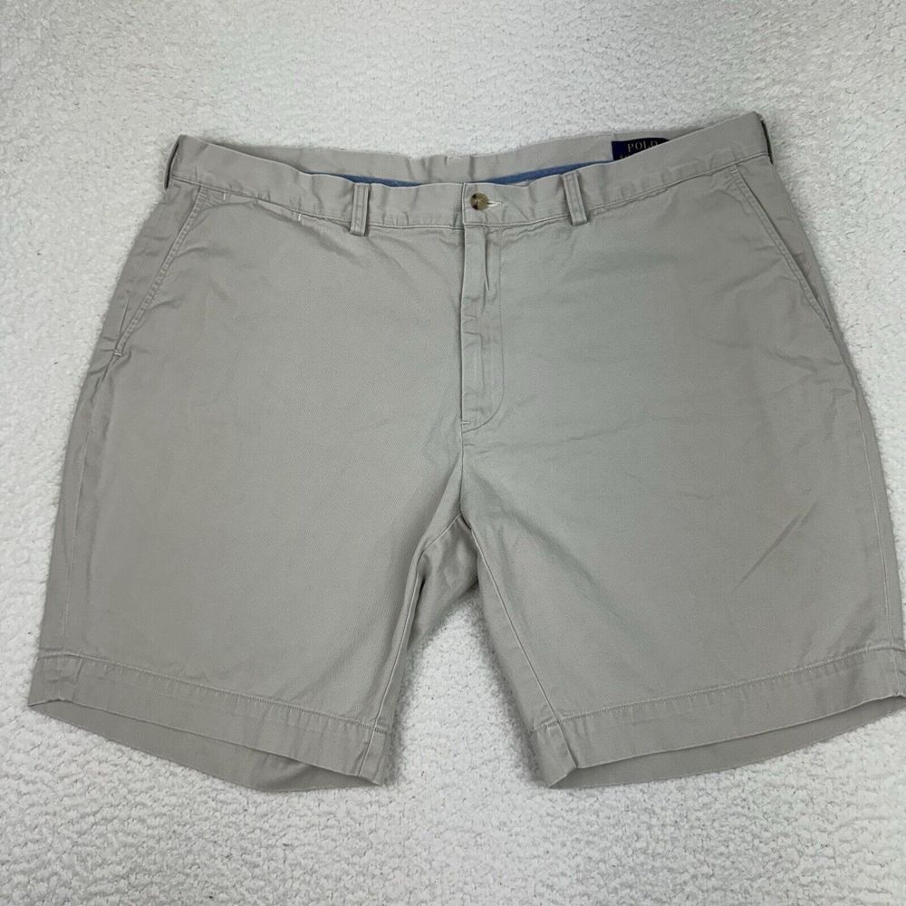 Polo Ralph Lauren 42 x 9"‎ Khaki Classic Fit Cotton Chino Shorts